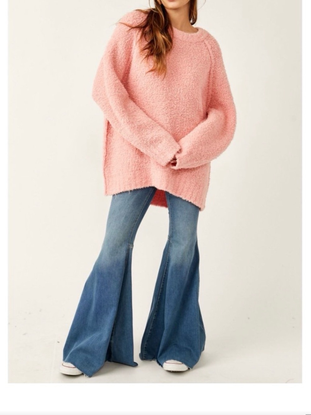 Free People Teddy Tunic Sweater Size M